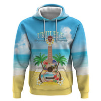 Hawaiian Ukulele Zip Hoodie Sound Of Happiness
