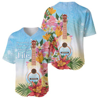 National Ukulele Day Baseball Jersey Tropical Vibe