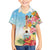 National Ukulele Day Family Matching Tank Maxi Dress and Hawaiian Shirt Tropical Vibe