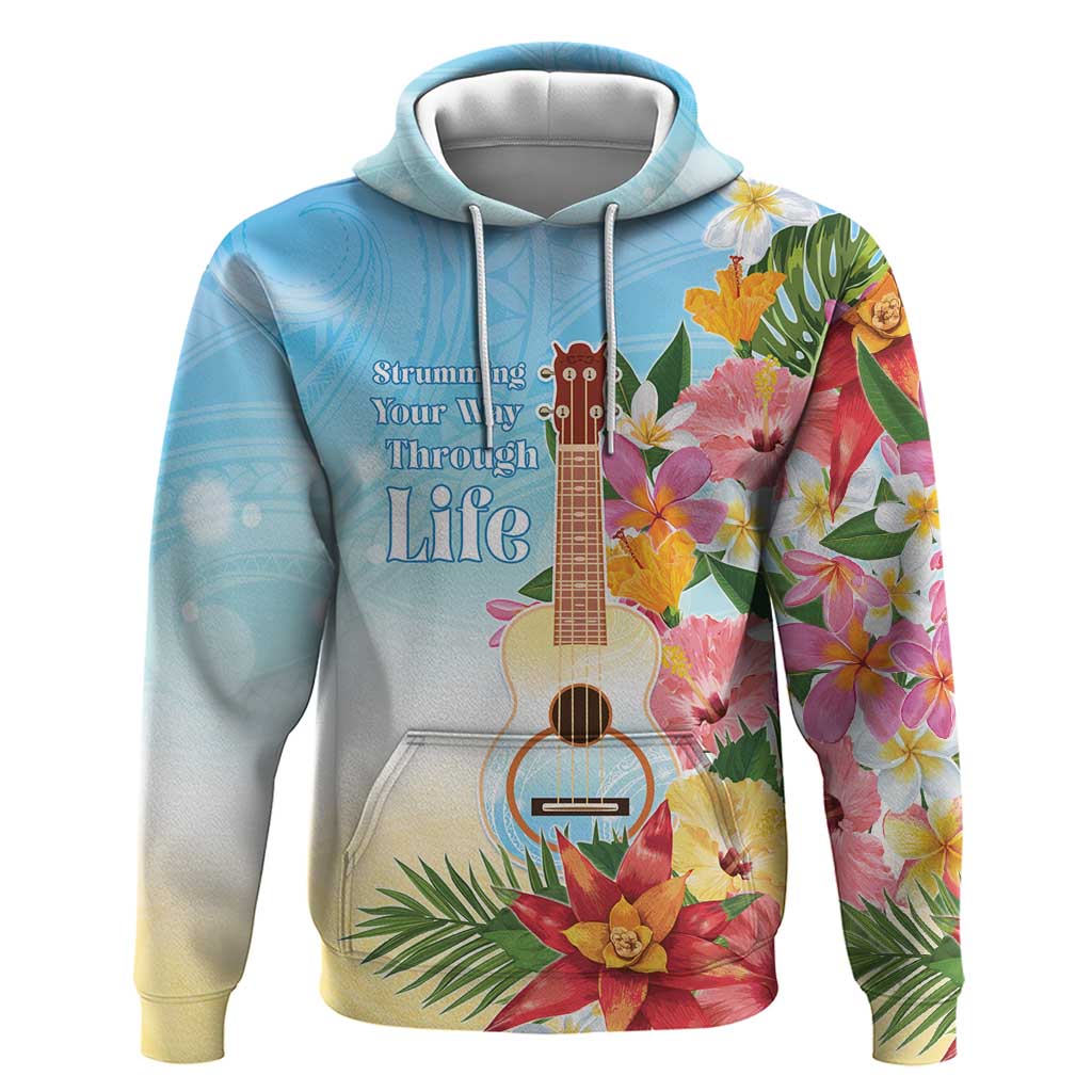 National Ukulele Day Hoodie Tropical Vibe