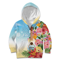 National Ukulele Day Kid Hoodie Tropical Vibe
