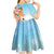 National Ukulele Day Kid Short Sleeve Dress Tropical Vibe