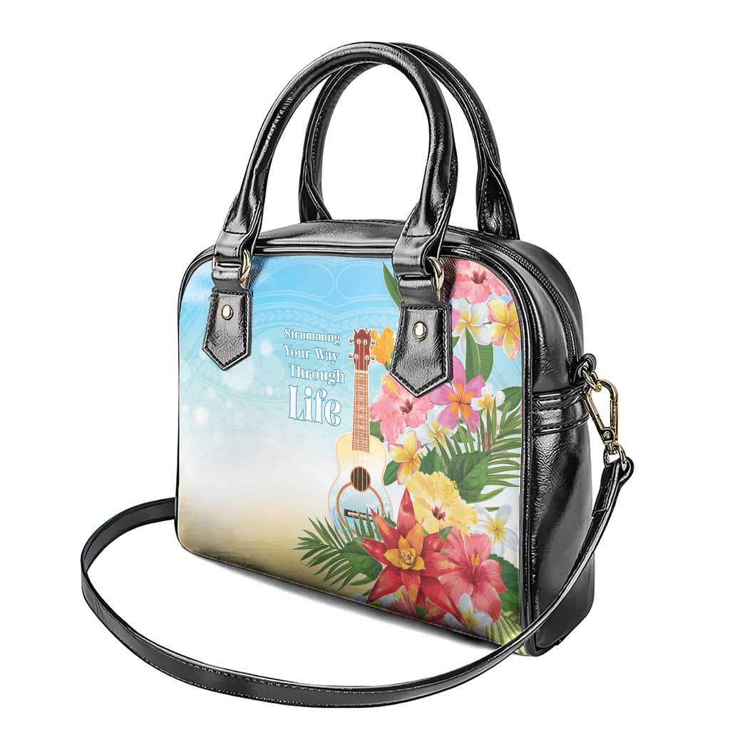 National Ukulele Day Shoulder Handbag Tropical Vibe