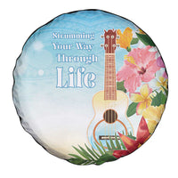 National Ukulele Day Spare Tire Cover Tropical Vibe
