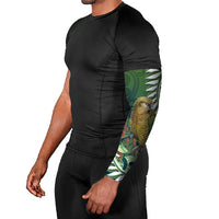 New Zealand Kea Bird Arm Sleeves With Maori Koru Fern - Polynesian Pride