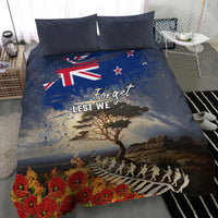 New Zealand ANZAC Day Bedding Set The Lonesome Pine With Soldier Fern LT05 - Polynesian Pride