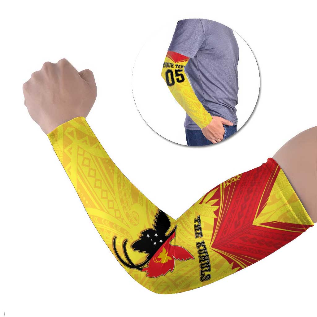 Papua New Guinea Rugby Custom Arm Sleeves Kumuls Heritage