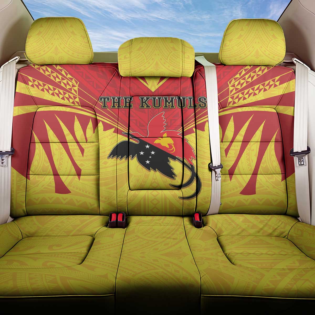 Papua New Guinea Rugby Back Car Seat Cover Kumuls Heritage