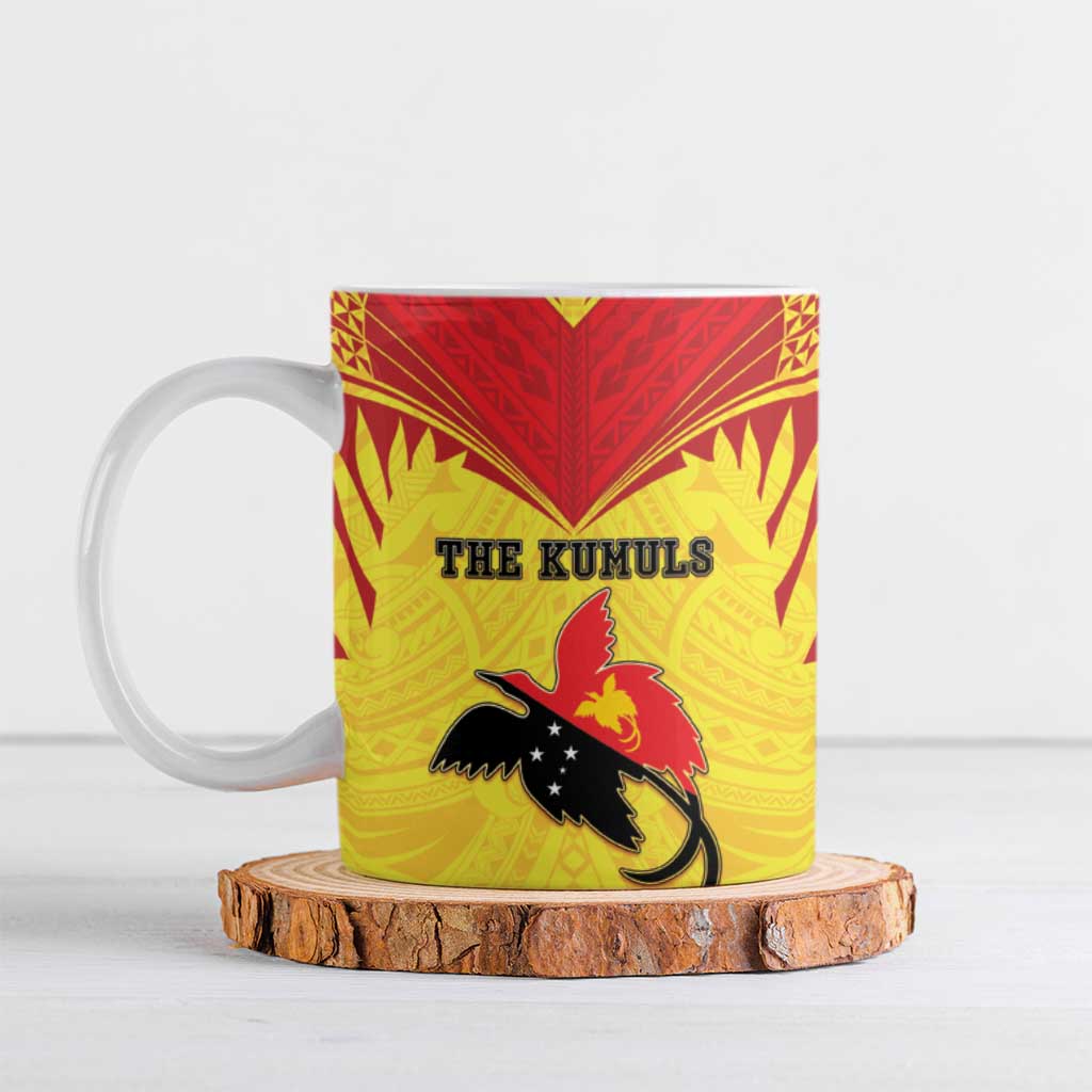 Papua New Guinea Rugby Custom Ceramic Mug Kumuls Heritage