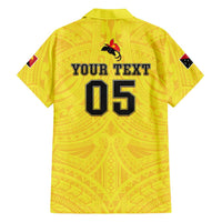 Papua New Guinea Rugby Custom Family Matching Summer Maxi Dress and Hawaiian Shirt Kumuls Heritage LT05 - Polynesian Pride