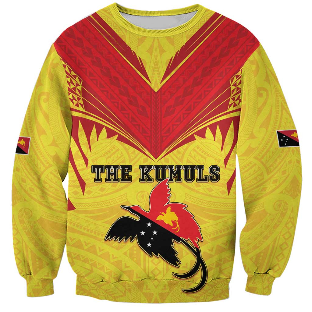 Papua New Guinea Rugby Custom Sweatshirt Kumuls Heritage