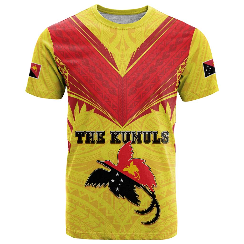 Papua New Guinea Rugby Custom T Shirt Kumuls Heritage