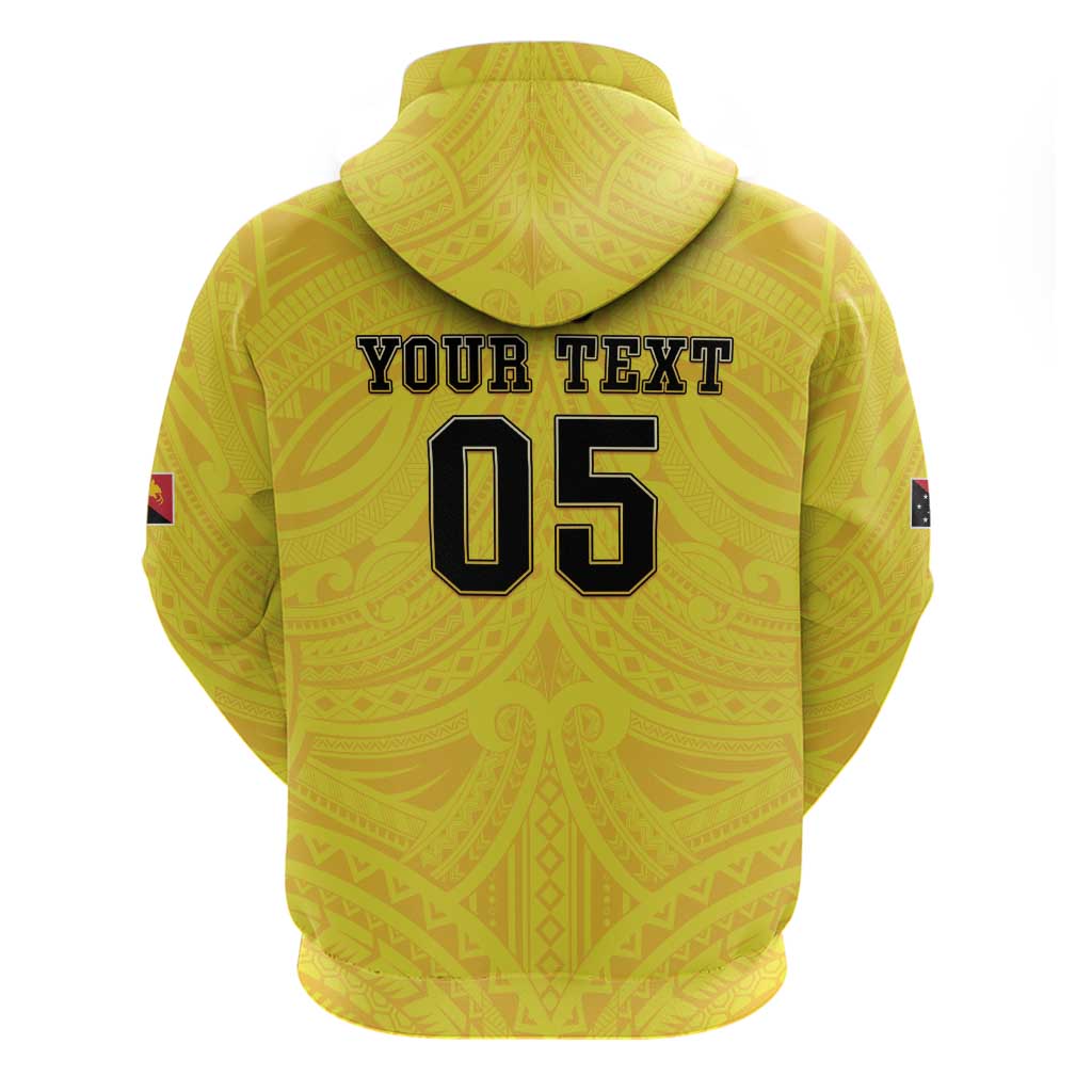 Papua New Guinea Rugby Custom Zip Hoodie Kumuls Heritage