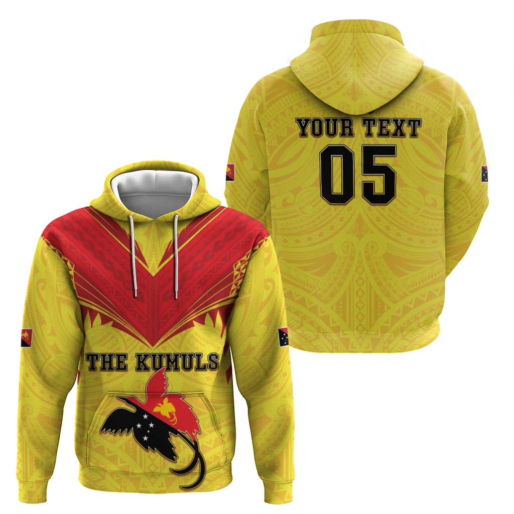 Papua New Guinea Rugby Custom Zip Hoodie Kumuls Heritage