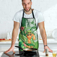 Aloha Hawaii St Patrick's Day Apron Polynesian Style