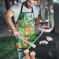 Aloha Hawaii St Patrick's Day Apron Polynesian Style