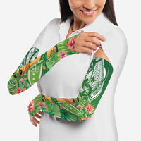 Aloha Hawaii St Patrick's Day Arm Sleeves Polynesian Style