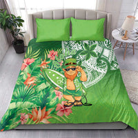 Aloha Hawaii St Patrick's Day Bedding Set Polynesian Style