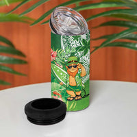 Aloha Hawaii St Patrick's Day 4 in 1 Can Cooler Tumbler Polynesian Style