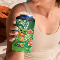 Aloha Hawaii St Patrick's Day 4 in 1 Can Cooler Tumbler Polynesian Style