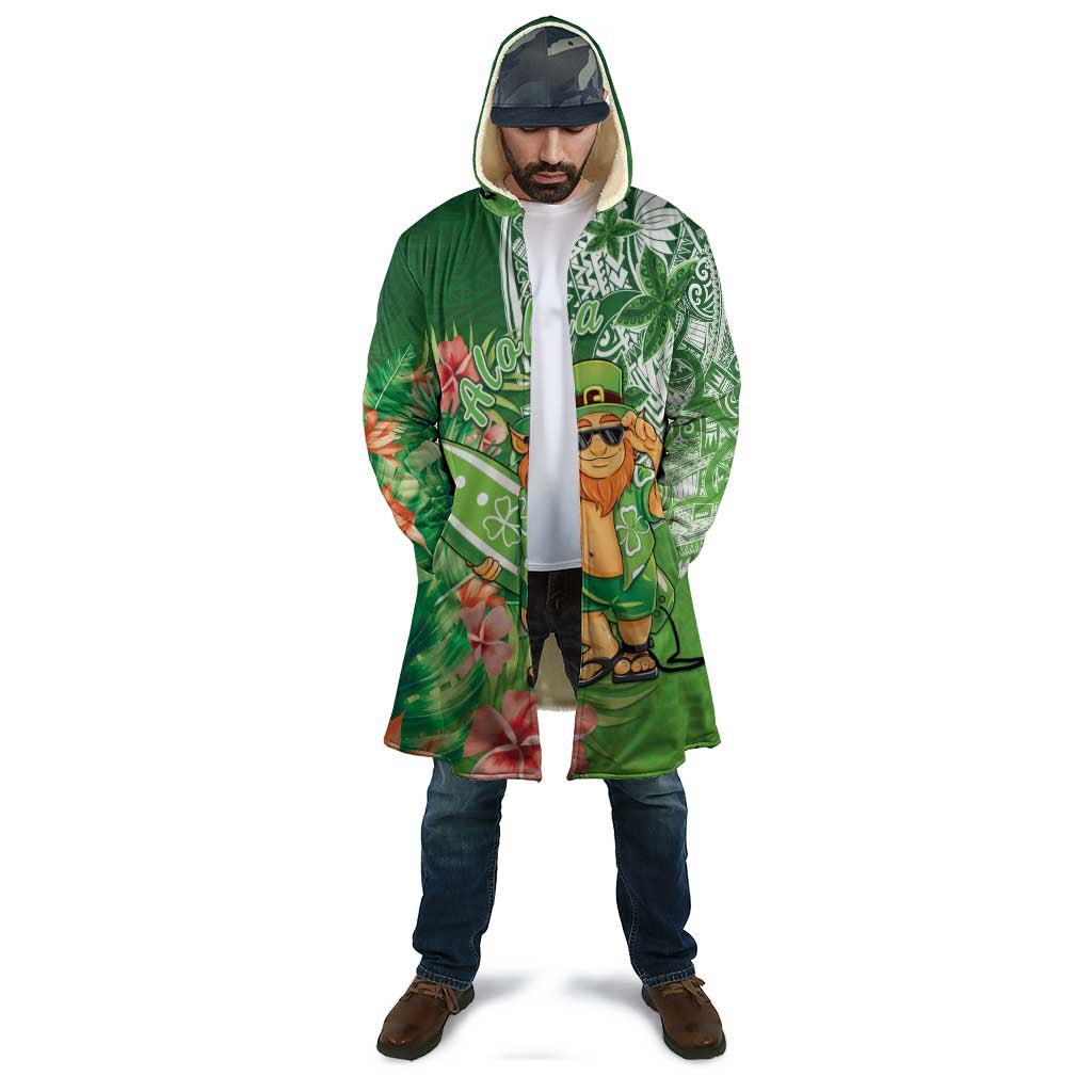 Aloha Hawaii St Patrick's Day Cloak Polynesian Style