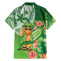 Aloha Hawaii St Patrick's Day Family Matching Short Sleeve Bodycon Dress and Hawaiian Shirt Polynesian Style LT05 - Polynesian Pride