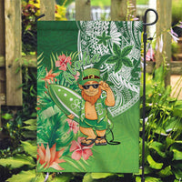 Aloha Hawaii St Patrick's Day Garden Flag Polynesian Style