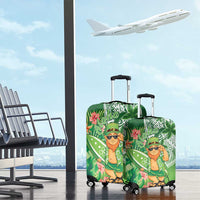 Aloha Hawaii St Patrick's Day Luggage Cover Polynesian Style