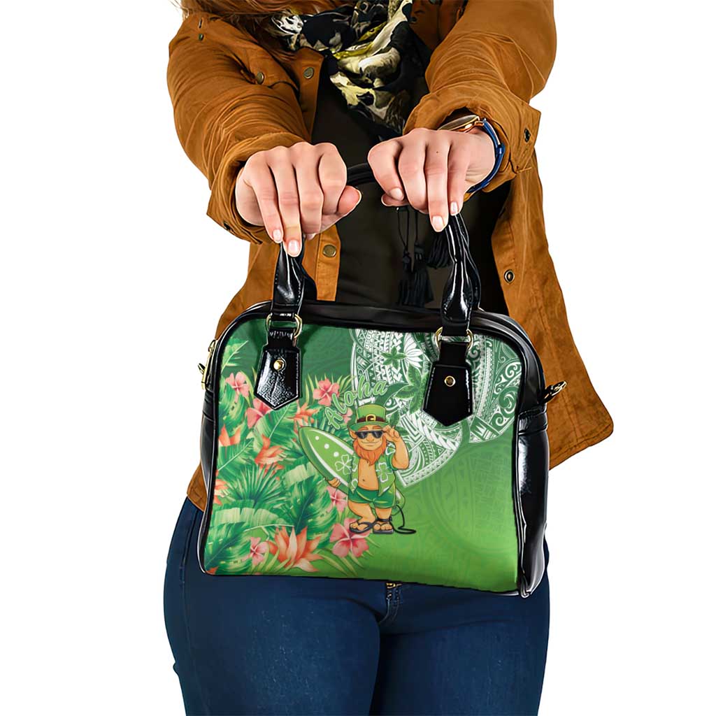 Aloha Hawaii St Patrick's Day Shoulder Handbag Polynesian Style