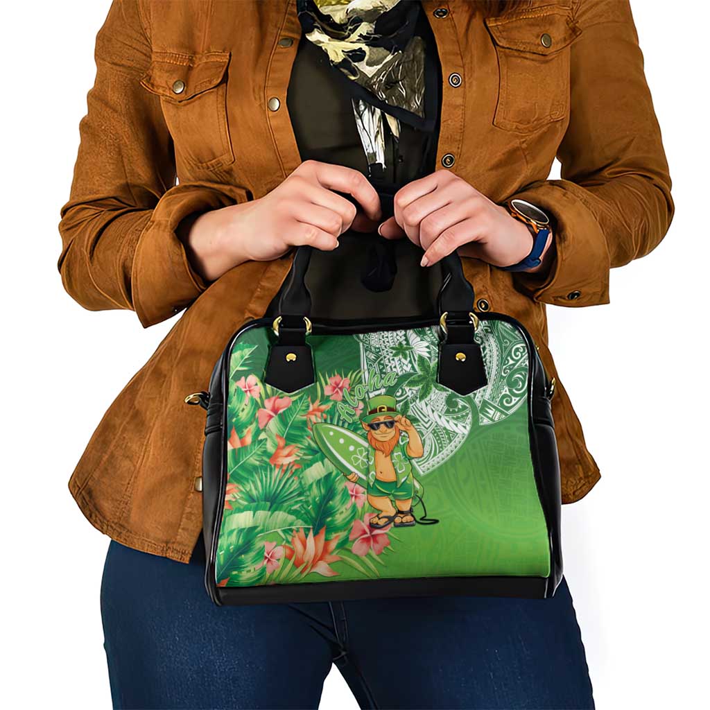 Aloha Hawaii St Patrick's Day Shoulder Handbag Polynesian Style