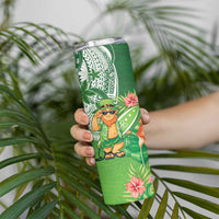 Aloha Hawaii St Patrick's Day Skinny Tumbler Polynesian Style