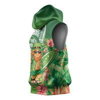 Aloha Hawaii St Patrick's Day Sleeveless Hoodie Polynesian Style