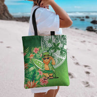 Aloha Hawaii St Patrick's Day Tote Bag Polynesian Style