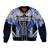 French Polynesia Tuamotu Archipelago Bomber Jacket Polynesian Pattern Unique Style