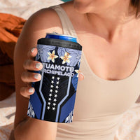 French Polynesia Tuamotu Archipelago 4 in 1 Can Cooler Tumbler Polynesian Pattern Unique Style