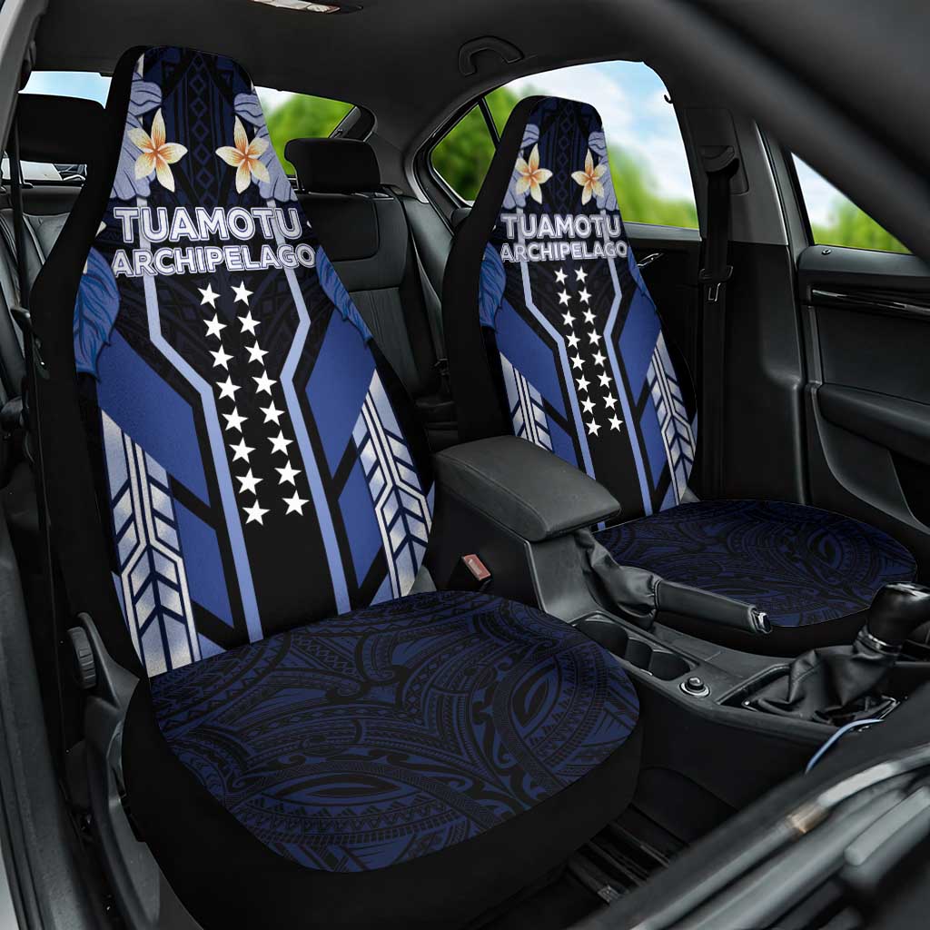 French Polynesia Tuamotu Archipelago Car Seat Cover Polynesian Pattern Unique Style