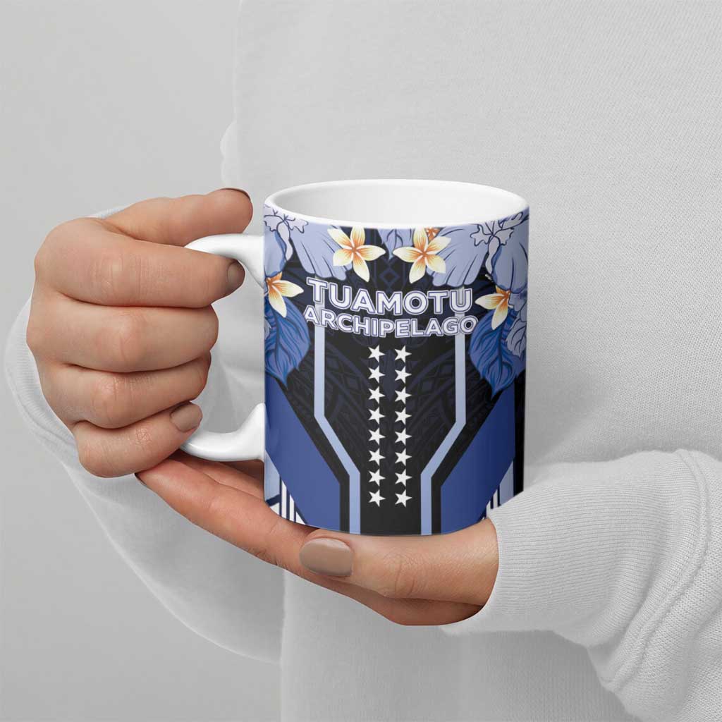 French Polynesia Tuamotu Archipelago Ceramic Mug Polynesian Pattern Unique Style