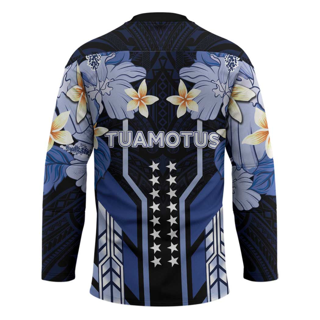 French Polynesia Tuamotu Archipelago Hockey Jersey Polynesian Pattern Unique Style