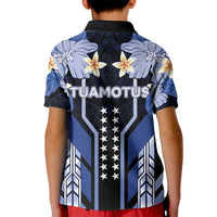 French Polynesia Tuamotu Archipelago Kid Polo Shirt Polynesian Pattern Unique Style