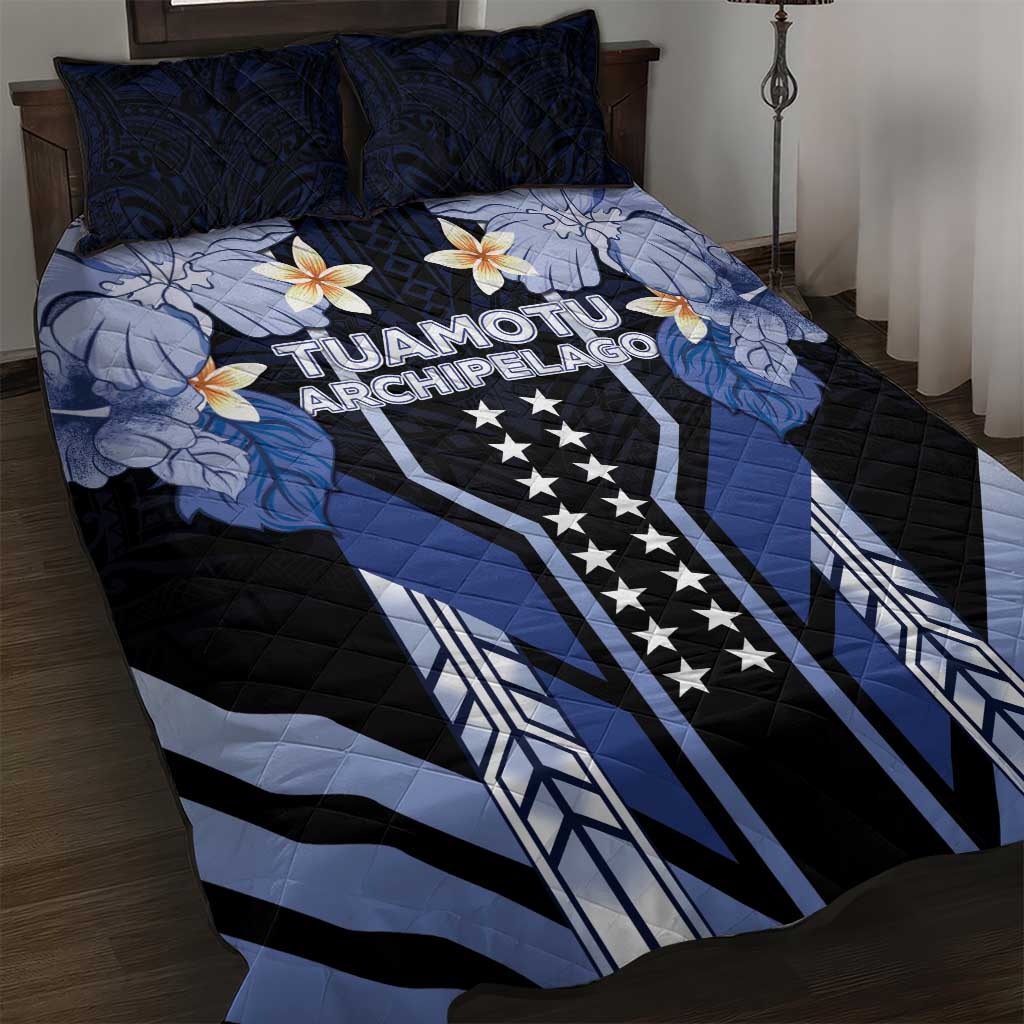 French Polynesia Tuamotu Archipelago Quilt Bed Set Polynesian Pattern Unique Style