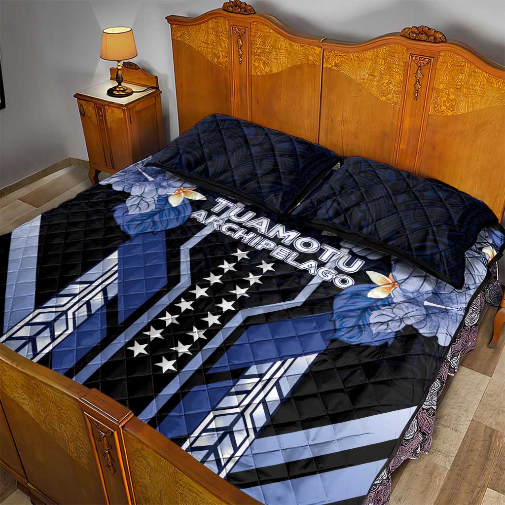 French Polynesia Tuamotu Archipelago Quilt Bed Set Polynesian Pattern Unique Style