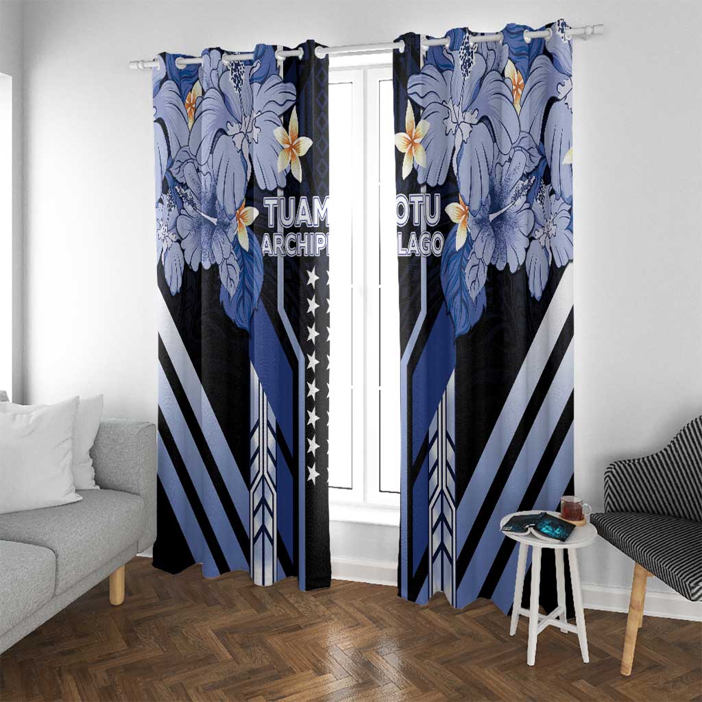 French Polynesia Tuamotu Archipelago Window Curtain Polynesian Pattern Unique Style