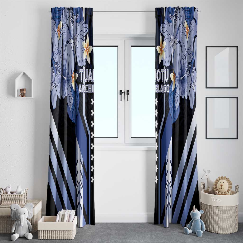French Polynesia Tuamotu Archipelago Window Curtain Polynesian Pattern Unique Style