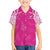 New Zealand Fern Women Rugby Custom Kid Hawaiian Shirt Pink Maori Pattern