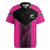 New Zealand Fern Rugby Custom Rugby Jersey Pink Maori Pattern