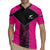 New Zealand Fern Rugby Custom Rugby Jersey Pink Maori Pattern