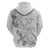 Personalised Brain Cancer Awareness Hoodie Ribbon Polynesian Pattern