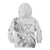 Personalised Brain Cancer Awareness Kid Hoodie Ribbon Polynesian Pattern