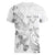 Personalised Brain Cancer Awareness Women V-Neck T-Shirt Ribbon Polynesian Pattern