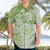 Polynesian Pattern With Plumeria Flowers Hawaiian Shirt Lime Green